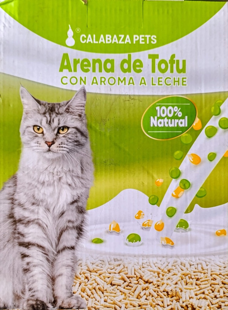 Arena de tofu Calabaza Pets  2.5 kg