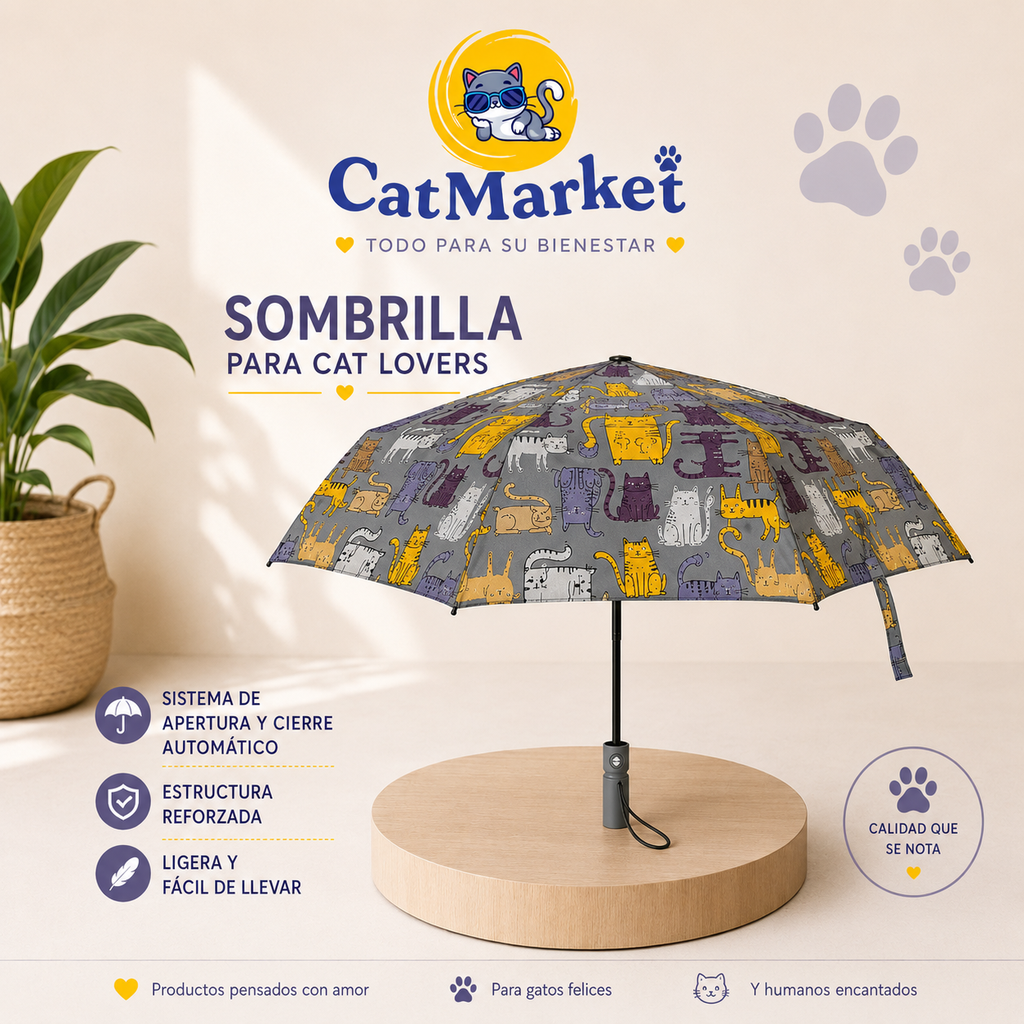 Sombrilla Gatos