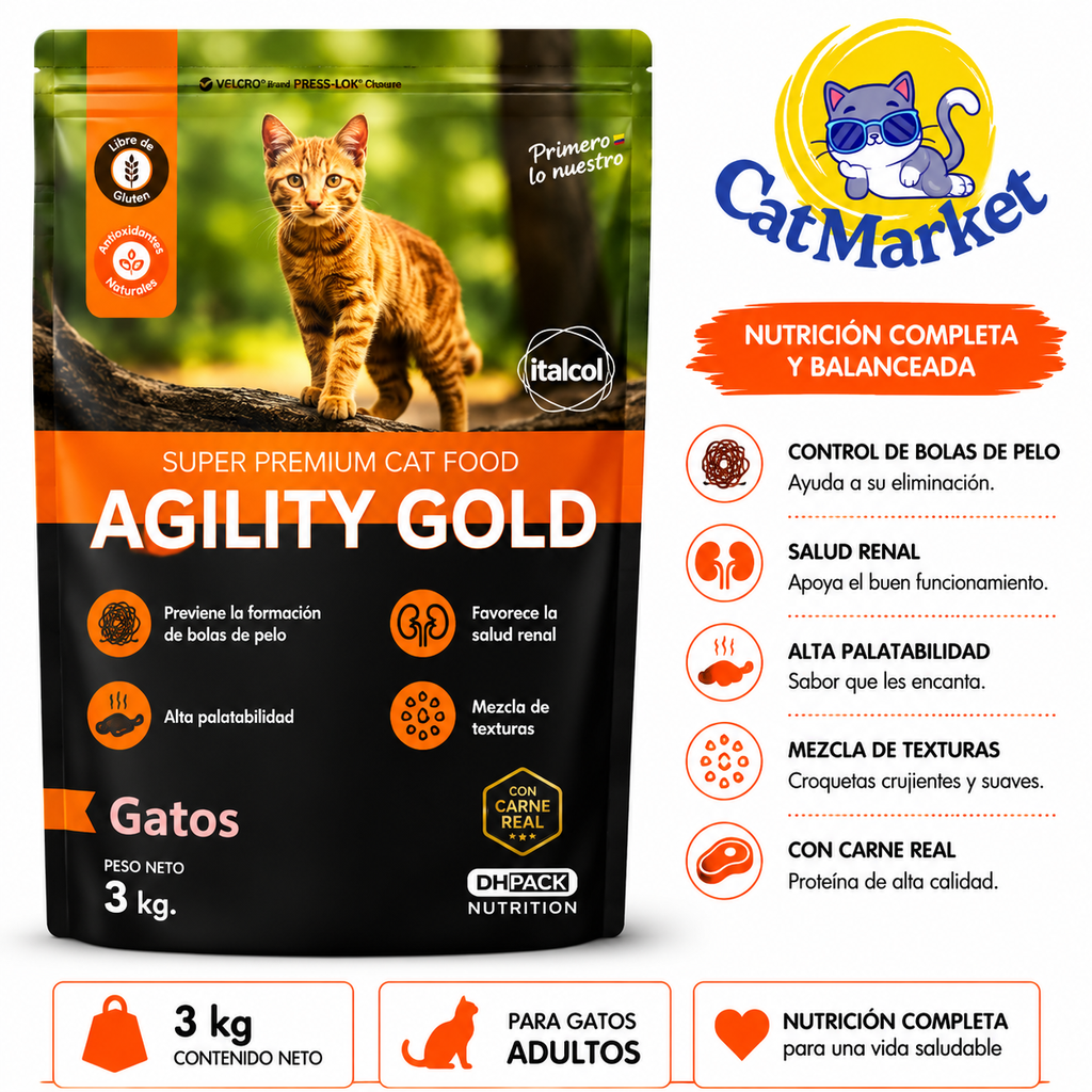 Agility Gold Adulto 3 kg