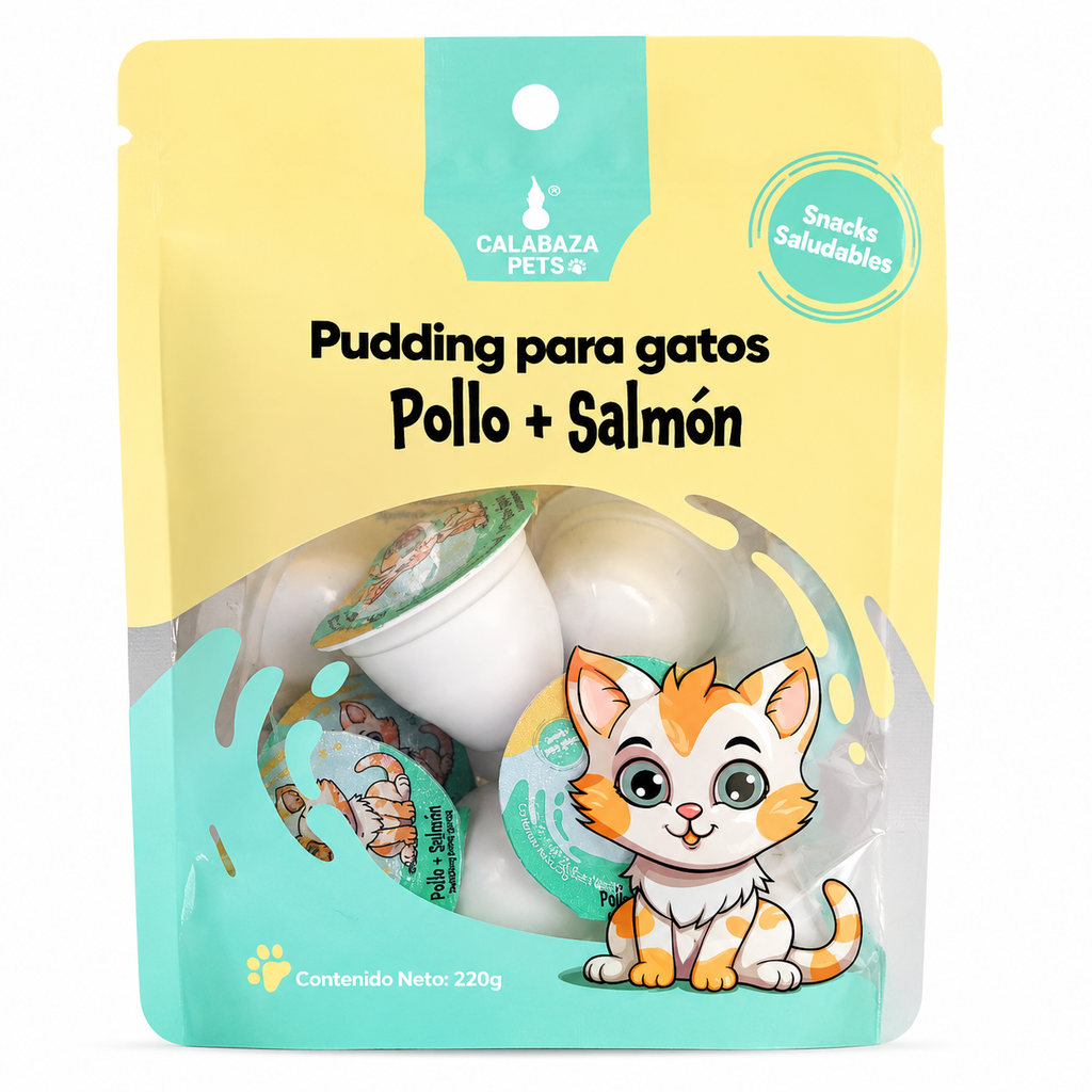Pudding Pollo + Salmón