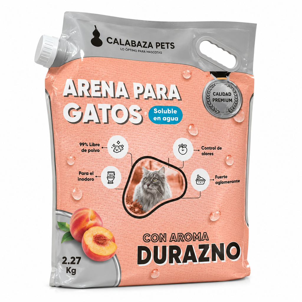 Calabaza Pets Aroma Durazno 2.27 kg