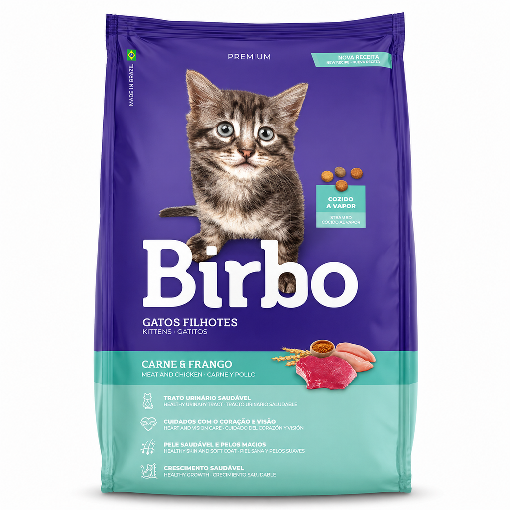 Birbo gatitos  Carne y pollo 1 kg