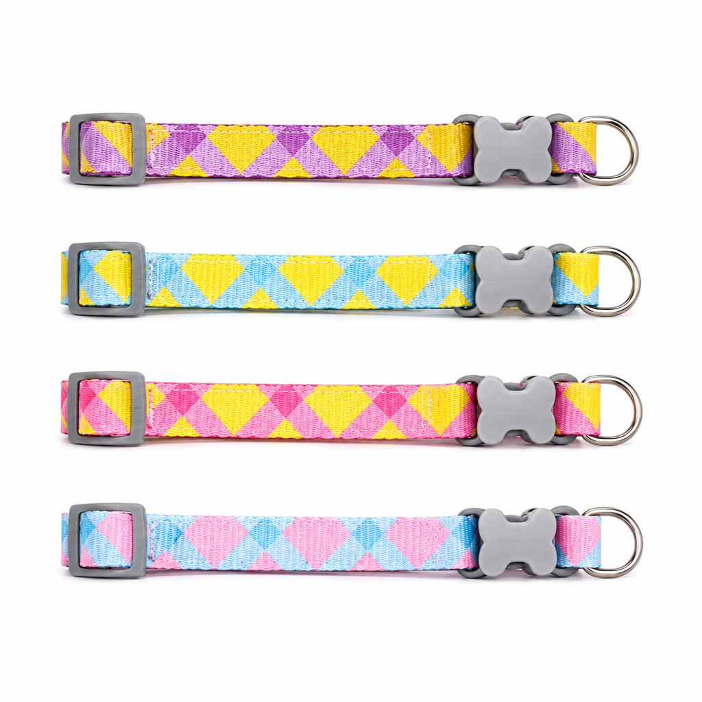 Collar ajustable triángulos